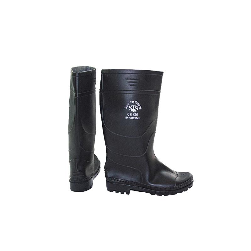 BOTTE PVC SIMPLE NOIRE STS 40
