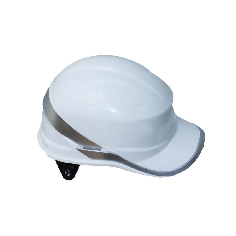 CASQUE BLANC AVEC BANDE