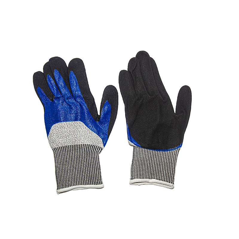 GANT ANTI COUPURE BLEU-NOIR