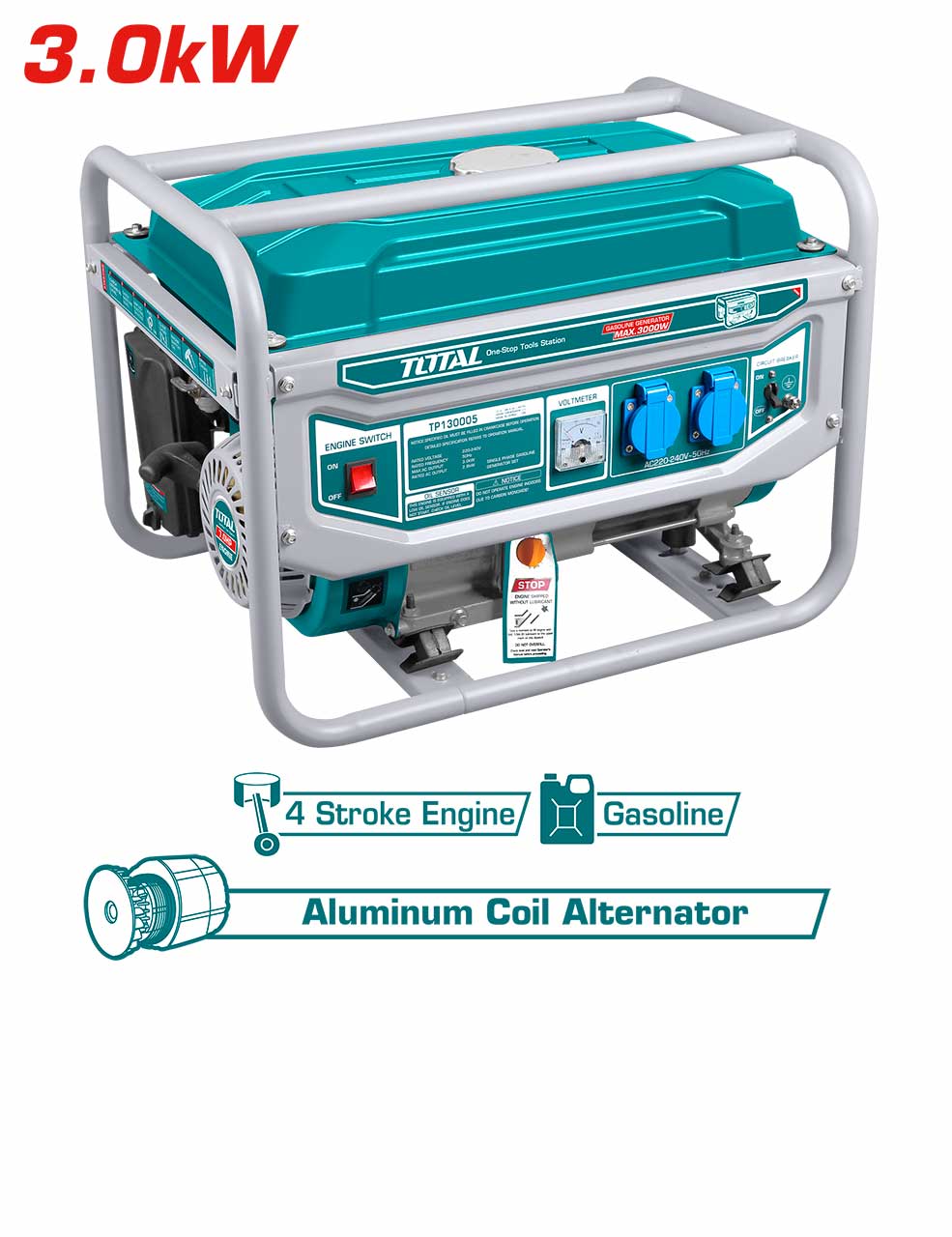 GROUPE ELECTROGENE A ESSENCE 3KVA