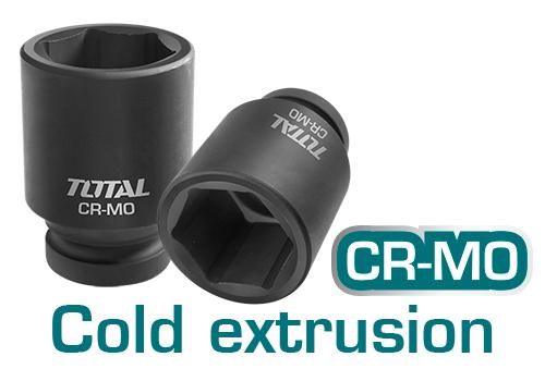 DOUILLE A CHOC TOTAL LONG CR-MO 34MM CARRE 1"