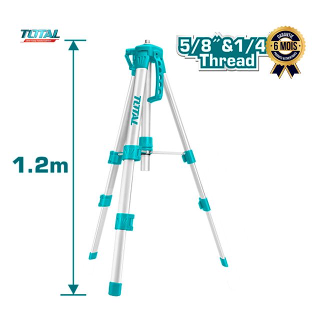 TREPIED POUR NIVEAU LASER 5/8"+1/4"