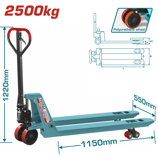 TRANSPALETTE 2500KG