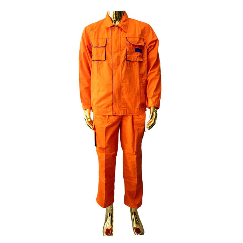 TENUE ORANGE TRACE BLEU ITECH XL
