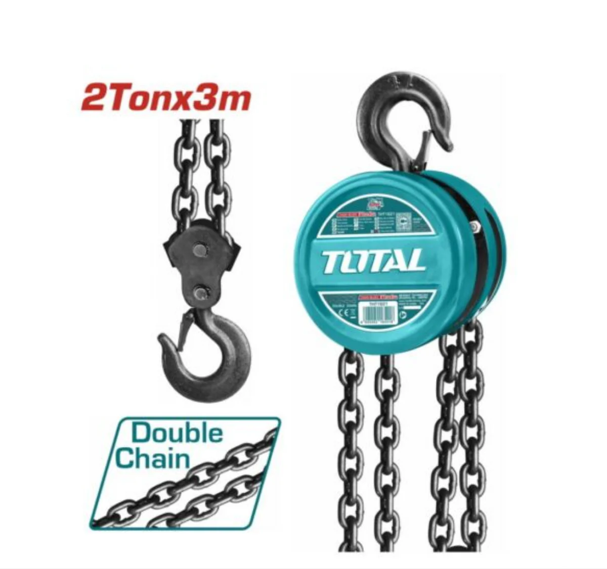 PALAN A CHAINE DOUBLE 2Tx3M