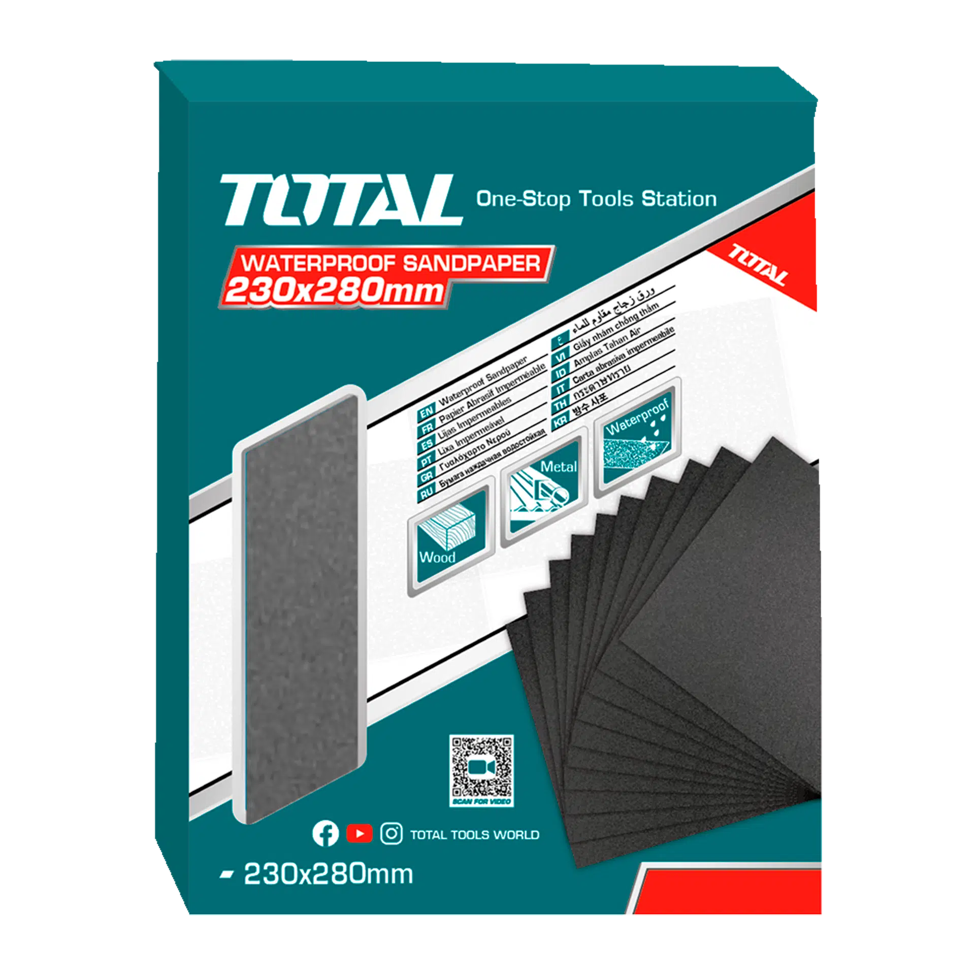 PAPIER ABRASIF 230X280MM P280