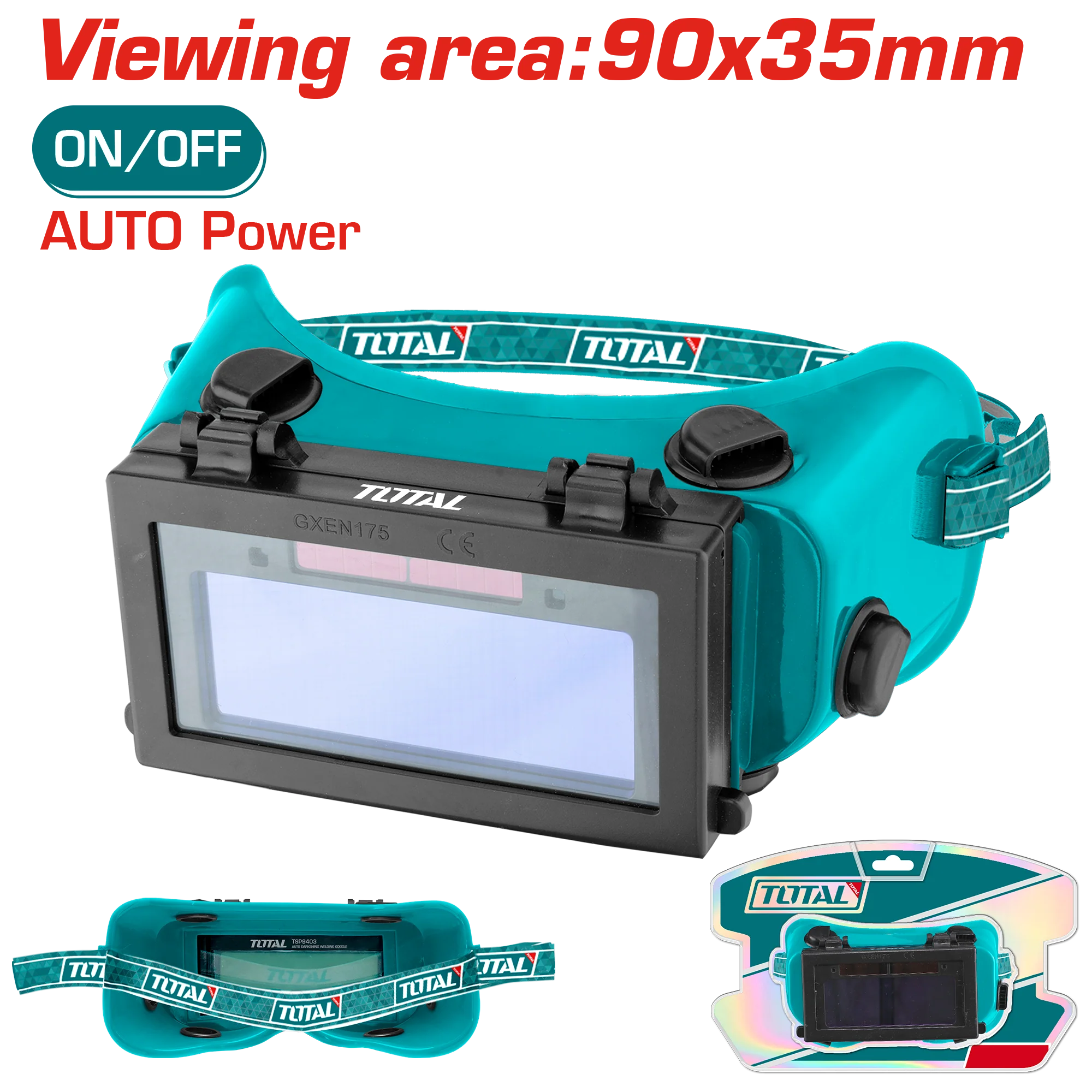 LUNETTE DE SOUDAGE AUTOMATIQUE 90X35MM