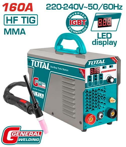POSTE A SOUDER TIG/MMA A ONDULER 160A 220-240 50/80Hz
