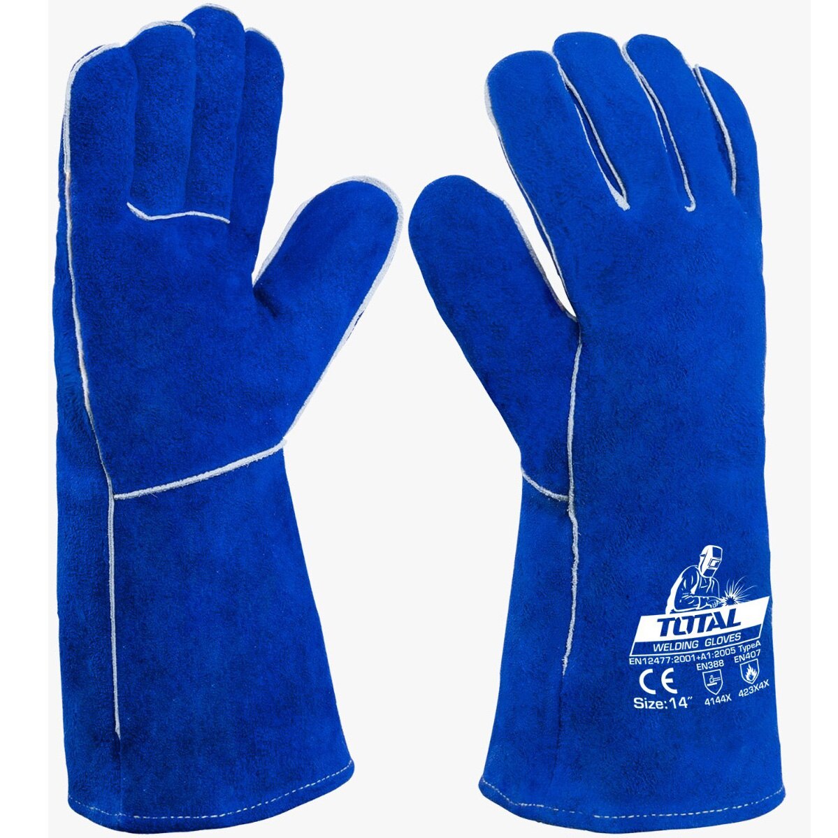 GANT DE SOUDAGE TOTAL EN CUIR 14" TSP15014