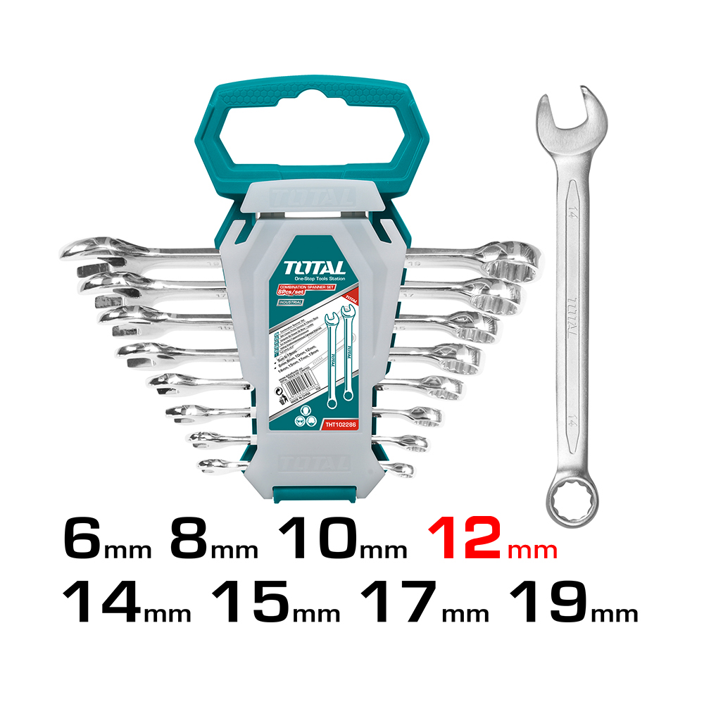 JEU DE CLE MECANIQUE OUVERT-FERME 8PCS/SET THT102286