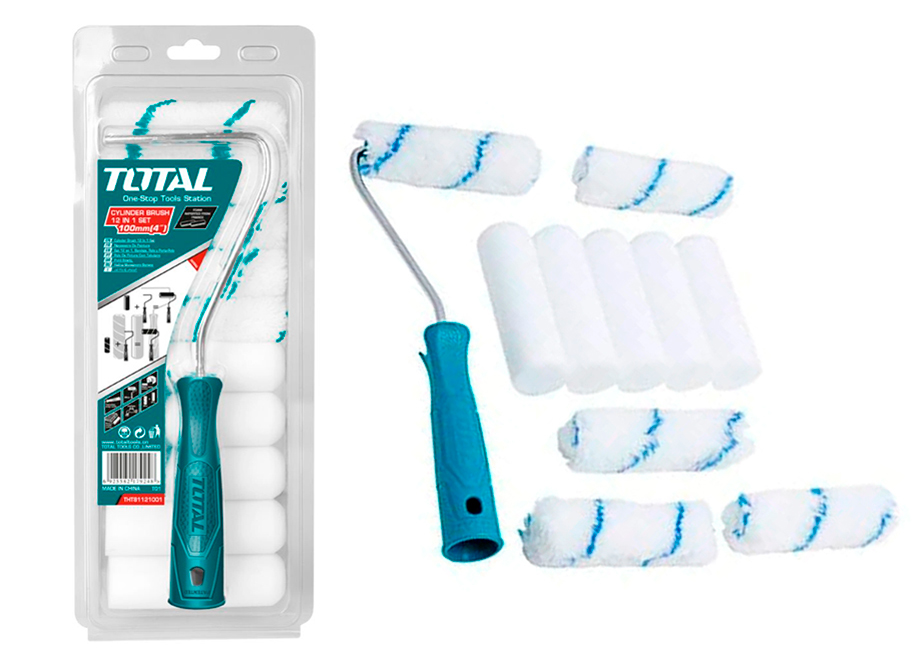 KIT ROULEAU A PEINTURE AVEC RECHARGE 11PCS