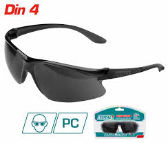 LUNETTE DE SECURITE FUMEE DIN 4