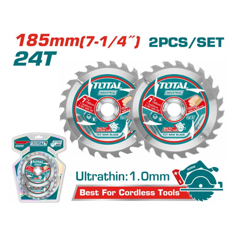 JEU DE DISQUE A TRONCONNER BOIS TOTAL TAC2331853 24T