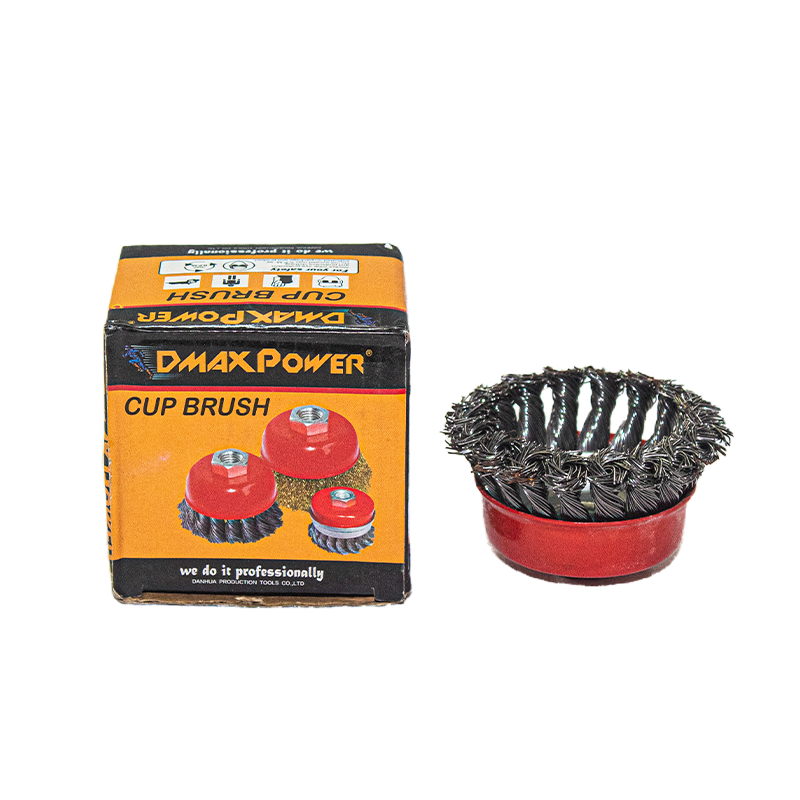 BROSSE METALIQUE RONDE EN FIL TORSADE