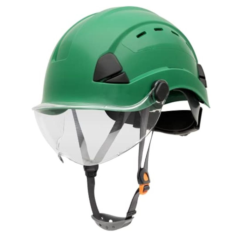 CASQUE VERT AVEC LUNETTE