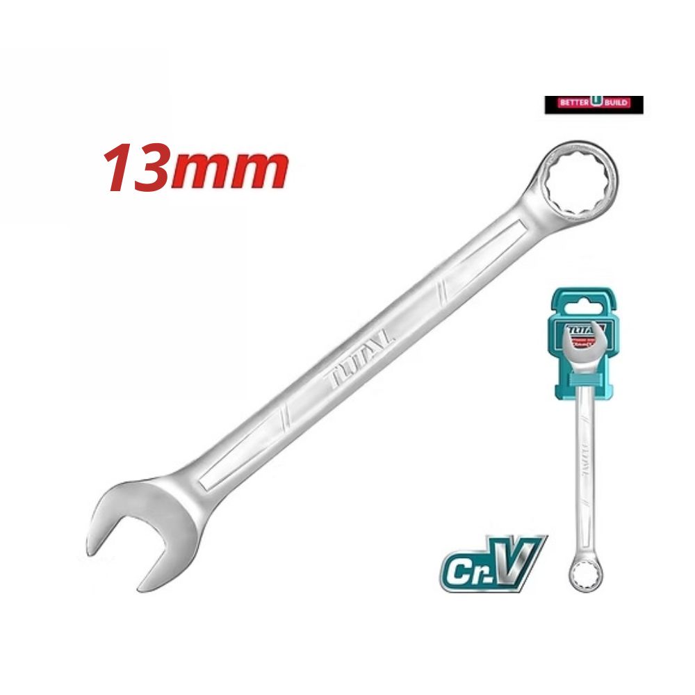 CLE PLATE MIXTE TOTAL13MM THT1022121