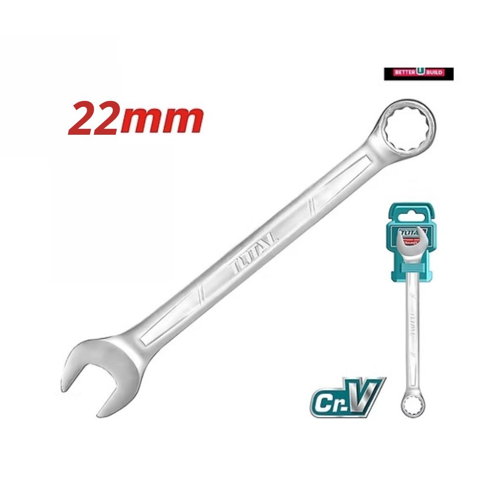 CLE PLATE MIXTE TOTAL 22MM THT1022121