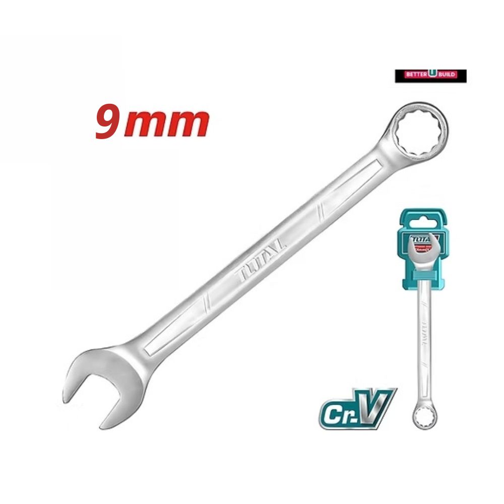 CLE PLATE MIXTE TOTAL 9MM THT1022121